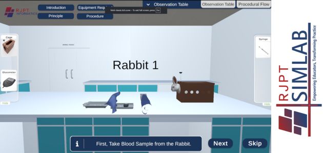 Insulin hypoglycemic effect in rabbit